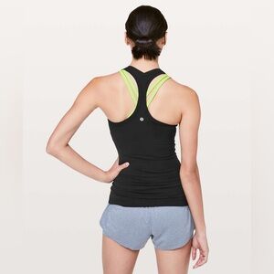 Lululemon Black Racerback II Tank New With Tags Size 6